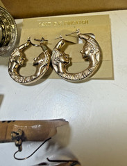 Vintage 1990’s Bohemian Style lot of 4 hook & Stuff Earrings Unused