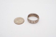 Vintage Sterling Silver 925 Ring Size 7.75 Textured