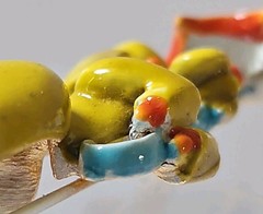 Vintage LISNER Poodle Dog Holding Umbrella Brooch Pin Enamel MCM Figural