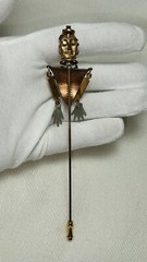 Signed Piver? Stick Pin Abstract Techno Romantic Artist Man Made