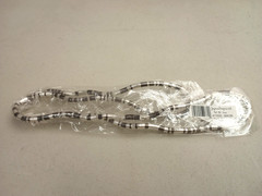 Segmented Bendable Moldable Snake Necklace / Bracelet Twist Coil Hematite Silver