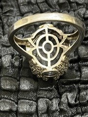 Signed STS Chuck Clemency Sterling Silver “Gems Out of Africa” Ring Size 9