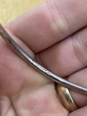 RARE!!! Solvar Celtic vintage sterling silver 925 Designer Signed Cuff bracelet