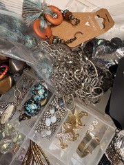 Bulk Mixed Jewelry Lot – Wearable, Craft, Resell, Junk – Vintage to Modern