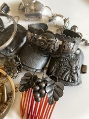 Vintage Junk Drawer Lot With Sterling Silver And Gold Fill Jewelry