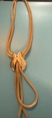 Vintage Statement Park Lane Mesh Lariat Chain Leaf Gold Tone Necklace 16″ RARE