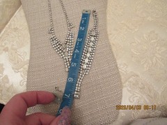 VTG Rhinestone 3 Piece Set Necklace, Bracelet and Earring Set