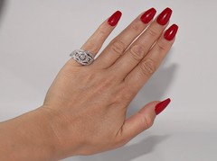 Antique Circa 1920s Hand crafted Art Deco 18k Gold Natural Diamond Ring
