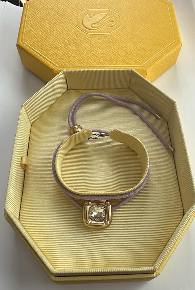 Swarovski Dulcis Women’s Purple Crystal Rose Gold-tone Bracelet 5622377