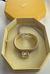 Swarovski Dulcis Women’s Purple Crystal Rose Gold-tone Bracelet 5622377