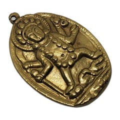 Goddess Kali Brass Pendant