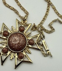 Vintage Jewelry Lot Nolan Miller Watch Espo Opal Pendant 14K GP Crystal Brooch