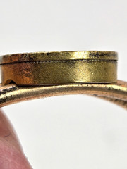 Antique Victorian Bracelet Etruscan Revival Bypass Gold Filled 5.5 In. Expands