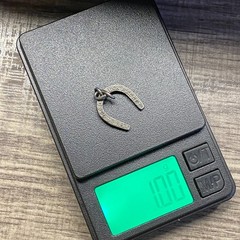 Vintage “IHC A Good Luck Magnet” Horseshoe Lucky Silver Pendant Charm