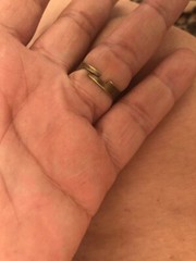 Retro Billie Holiday Blues Vintage Brass Ring — adjustable band fits all sizes
