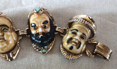 Vintage Selro Selini Seven Gods of Fortune Bracelet