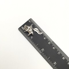 Vintage Sterling Silver 925 Buffalo Animal Charm Marked Black Hills 4.5g #31
