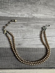 Vintage Valencia Elgin American Faux Pearl Necklace Set 4 Strands w/ Box 1950s