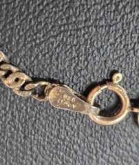 Vintage 925 Sterling Silver Flat Cuban Link 7″ Bracelet Retro 2.46g