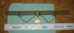 Egyptian Revival Choker with Crescents Inset Gold Coin Alexander the Great Medal