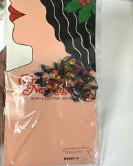 Vintage Necklace Department 56 Christmas Lights Strand 22in Deadstock