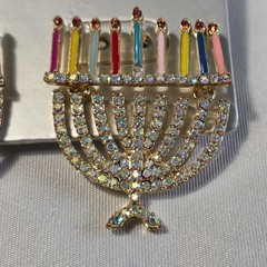 Sugarfix by Baublebar Light the Candles Menorah Stud Earrings Colorful Enamel