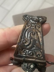 Vintage Antique Moroccan Enamel Berber Cuff Bracelet Ethnic Tribal Bangle