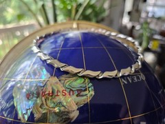 VTG Mexico 925 SS Collar Cuff Twist Necklace