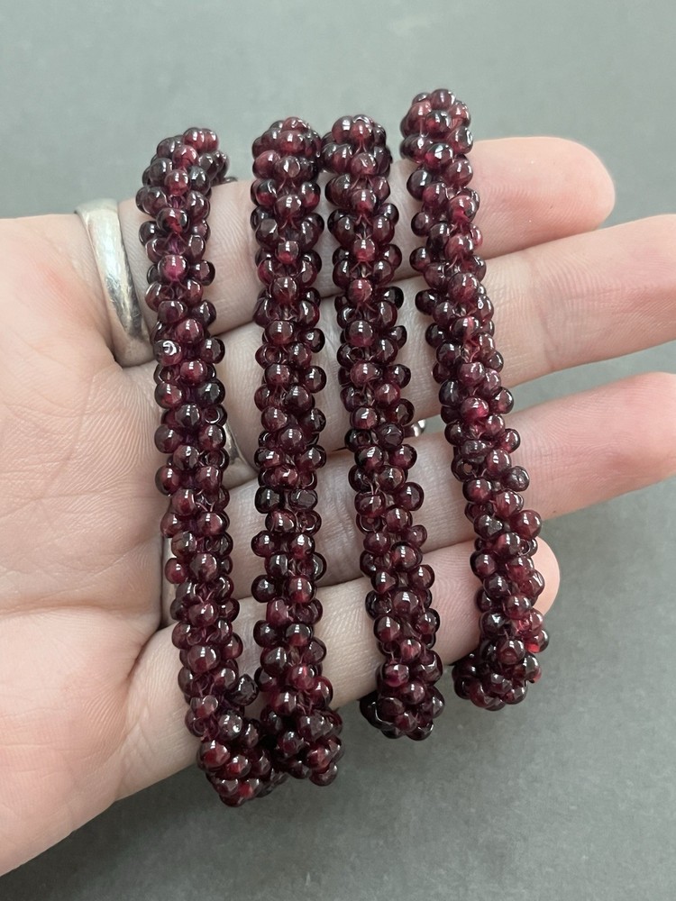 Vintage Red Garnet Necklace