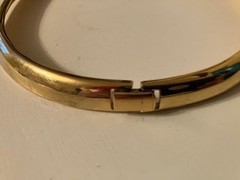 EXC Napier VTG Gold Tone 1980’s HTF 3 piece collared choker Signed