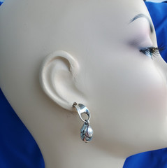 ORIGINAL Designer 925 Sterling Silver Dangle Drop Earrings Jewelry Gift Woman