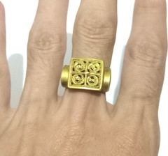 Ancient Bronze Antique Ring Extremely Rare Roman Style Ring Amazing Artifact