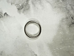GAP Sterling Silver Ring with “Do Not Forget Me” in French – Size 6.25