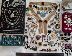 High End Vintage Jewelry Lot Eisenberg Austria Juliana KJL Weiss Sterling Silver