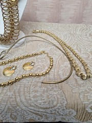 1.25 Lbs Wearable Gold-Tone Jewelry Lot. Maybe Vintage To Modern. #3