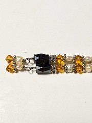 Vintage Magnetic Cloisonne Wrap Adjustable Bracelet One Size Fits All