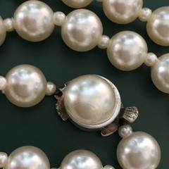 Pearl Necklace 114 Inches Hong Kong Faux