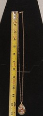 Vintage German Made 24 Inch Gold Tone Chain Necklace With 3D Birds Pendant