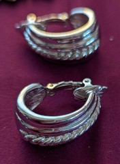 Vintage Mixed Lot Pins bracelet Pendant Earrings Crown Trifari, M. Jent