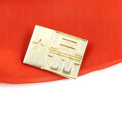 James Avery 1/20 14K Gold Filled Brooch Pin Womans Republican Party Jewelry Rare