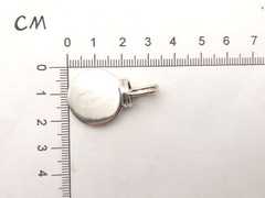 Vintage Solid Sterling Silver 925 Fancy Monogram Engraved Letter O Pendant