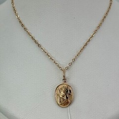 Rare USSR Jubilee Rose Gold Pendant Zodiac Sign ” Virgo ” 583 14K Olympics 1978