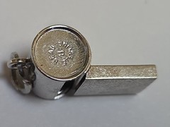Sterling Silver ~ Whistle Charm ~ IT WORKS! ~ BEAU QUALTY ~ VINTAGE