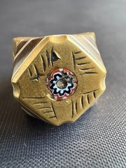 Vintage Moroccan Tuareg Brass Ring Berber Sahara Handmade Ring Brass Size 7 US