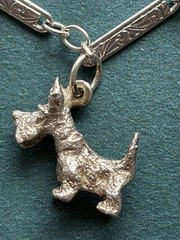 Vintage Sterling Silver Charm Bracelet Classic Retro Dangle Charms 7 Inches Long