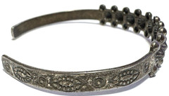Vintage Jewelry Bracelet Cuff SIGNED SANFORD Southwestern Style Silver 17