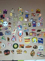 Huge Lot 100 Vintage Pins McDonald’s Racing Faux Disney And More