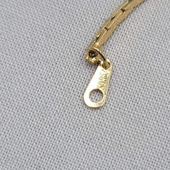 Vintage Ambassador Cobra Chain Bracelet Gold tone 7.25″