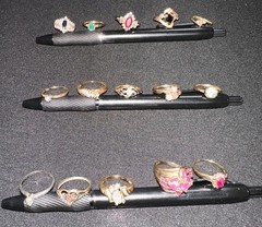 Lot of 15 Vintage 10k & 14k Gold Rings, Diamond, Ruby, Pearl, Citrine, etc
