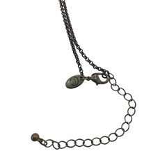Vintage Antique Gold Tone Medallion Beaded Necklace Boho Necklace